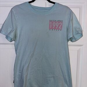 Dutch Bros Light Blue Logo Tee